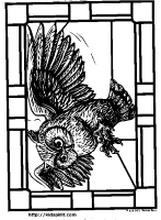 A coloring page of harry potter